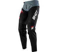 Shot Devo Versus Motocross Pants, black-red, size 28 for Men