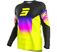 Shot Devo X-Trem Motocross Jersey, black-pink-yellow, size M for Men