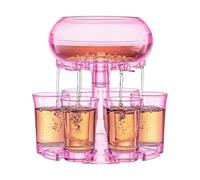 Shot Dispenser With 6 Glasses Set, Cool Party Drink Dispenser, Multiple Shot Pourers For Spirits 45ml, Wine Pourer Aerator For Men, Fun Party Fun Bar Accessories