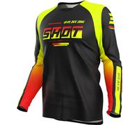 Shot Draw Block Youth Motocross Jersey, yellow, size 10 - 11