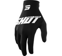 Shot Draw Burst Motocross Gloves, black-white, size S for Men