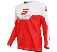 Shot Draw Daytona Youth Motocross Jersey, red, size 12/13