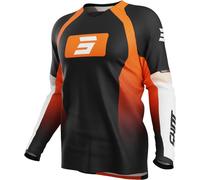 Shot Draw Instinct Motocross Jersey, black-orange, size M for Men