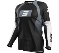 Shot Draw Instinct Motocross Jersey, black-grey, size M for Men