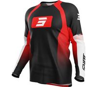 Shot Draw Instinct Motocross Jersey, black-red, size S for Men