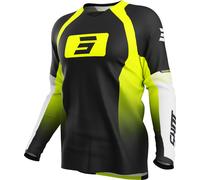 Shot Draw Instinct Motocross Jersey, black/yellow, size M