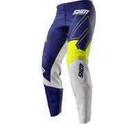 Shot Draw Kid Rush Motocross Pants, white-blue, size 42 for Kids
