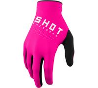 Shot Draw Motocross Gloves, black-pink, size S M