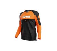 Shot Draw Private Long Sleeve Jersey Orange,Black S Men