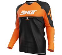 Shot Draw Private Motocross Jersey, orange, size M
