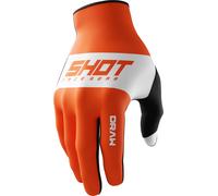 Shot Draw Sky Kids Motocross Gloves, orange, size 8/9
