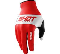 Shot Draw Youth MX Gloves Red10-11 Red