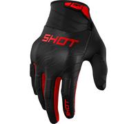 Shot Drift Onyx Motocross Gloves, red, size 8