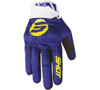 Shot Drift Spider Motocross Gloves, blue/yellow, size 9