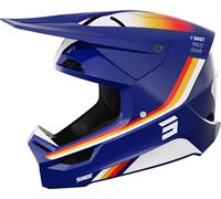 Shot Furious Aim Motocross Helmet, white-red-blue, size M for Men