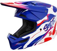 SHOT FURIOUS BEAST KID MX-Helm blau-rot YS