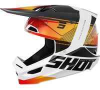 SHOT FURIOUS ELECTRON MX helmet glossy orange L