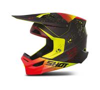 Shot Furious Matrix MX Helmet RedXL Red