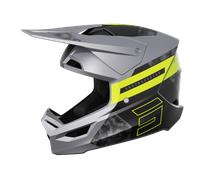 Shot Furious Patrol MX Helmet Grey/Neon YellowL Grey,Neon Yellow