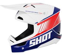 SHOT FURIOUS PEAK MX helmet glossy blue-red L