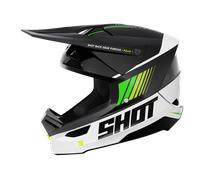 Shot Furious Peak Motocross Helmet White,Black M unisex