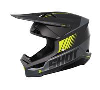 Shot Furious Peak MX Helmet Grey-Neon YellowL Grey-Neon Yellow