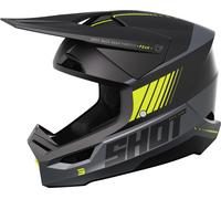 SHOT FURIOUS PEAK MX helmet matt gray-neon yellow XL