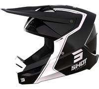 Shot Furious Reflex Motocross Helmet, black-white, size 2XL for Men