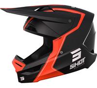 Shot Furious Reflex Motocross Helmet, black-orange, size XL