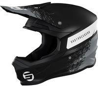 Shot Furious Roll Motocross Helmet, black-grey, size XL for Men