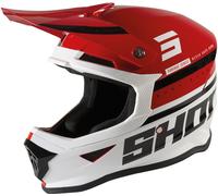 Shot Furious Shining Motocross Helmet, red, size 2XL for Men