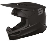 Shot Furious Solid Motocross Helmet, black, size S for Men