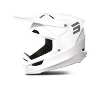 Shot Furious Solid Motocross Helmet, white, size XL for Men
