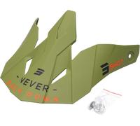 SHOT FURIOUS STORM helmet shield with screws matt black-kaki-orange