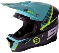 Shot Furious Storm Motocross Helmet, black-green, size 2XL for Men
