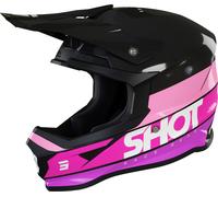 Shot Furious Story Motocross Helmet, black-pink, size 2XL for Men