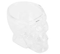 Shot Glass 74ml Skull Shaped Tequila Shot Glass 1.97×2.36×2.17 in Gothic Design Party Skull Head Bottle Cocktail Bowl Drinking Small Beer Mug Whiskey Wine Beer for Bar