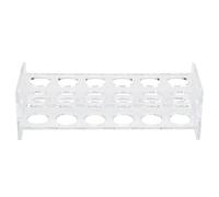 Shot Glass Holder, 12 Round Holes Shot Glasses Holder, Acrylic 2rows Wine Glass Cup Rack Organizer Drinkware for Barware Shot Glass Display,bar Exhibition Party(6 Holes)