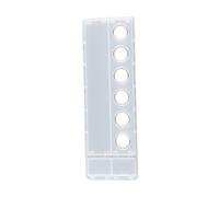 Shot Glass Holder Mold,6 Holes Board Beer Paddle Holder Silicone Mold | Silicone Rectangle Resin Shot Glass Serving Tray Mold for Jar Party Home Decor