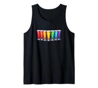 Shot Glass Rainbow Funny Gay Daddy LGBTQ Pride Vintage Tank Top