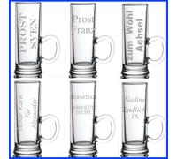 Shot glass with engraving Stamper Birthday personalized gift