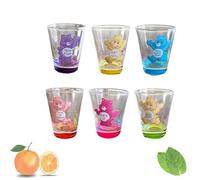 Shot Glasses Set Funny, Insulating Glass, Mini Nursing Bear Shooting Glasses Set,Perfect Choice for Travel,Parties