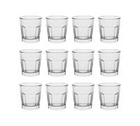 Shot Glasses Set Glass Soda Lime Durable Stylish Party Shots Large 12 x 53ml