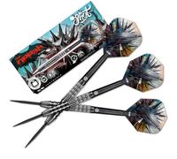 Shot! Gnarly Rippah Steel Tip Dart Set 90% Tungsten Dart Barrels Front Weighted Professional darts for bristle dartboard (22, Grams)