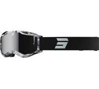 Shot Iris 2.0 Camo Motocross Goggles, silver mirrored, One size