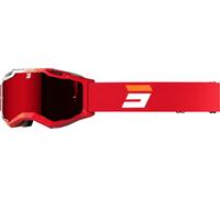 Shot Iris 2.0 Fusion Motocross Goggles, white-red for Men