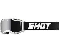Shot Iris 2.0 Solid Motocross Goggles, black-white for Men