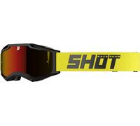 Shot Iris 2.0 Solid Motocross Goggles, black-yellow for Men
