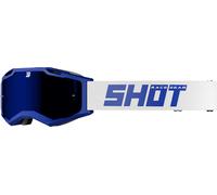 Shot Iris 2.0 Solid Motocross Goggles, blue/white, One size