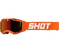 Shot Iris 2.0 Solid Motocross Goggles, orange, One size